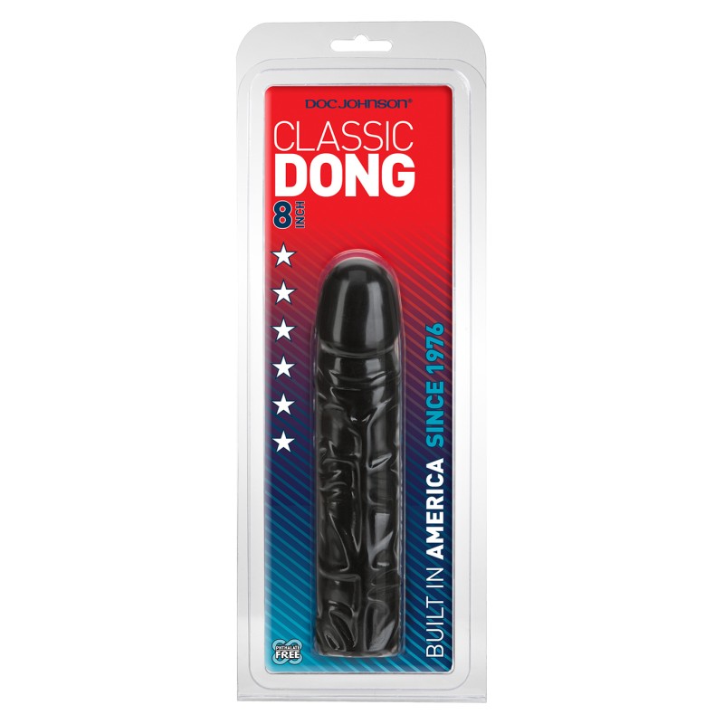 Dildo-classic dong - 8 inch black